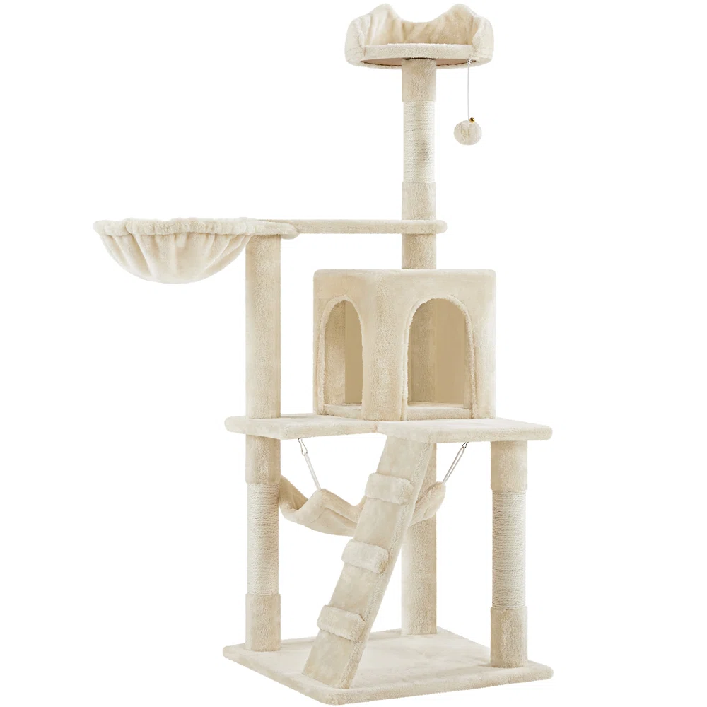 Tucker Murphy 53" Cat Tree, Beige - Image 2